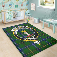 Henderson Modern Tartan Crest Area Rug
