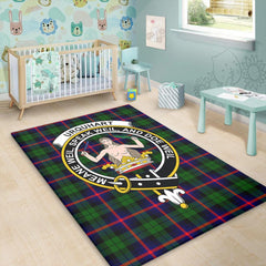 Urquhart Modern Tartan Crest Area Rug