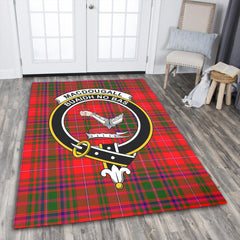 MacDougall Modern Tartan Crest Area Rug