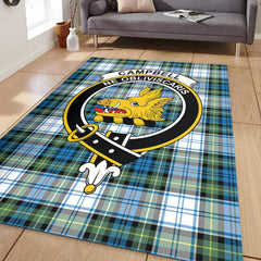 Campbell Dress Tartan Crest Area Rug