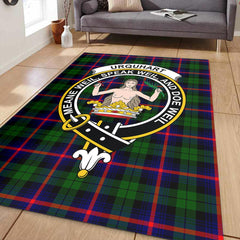 Urquhart Modern Tartan Crest Area Rug