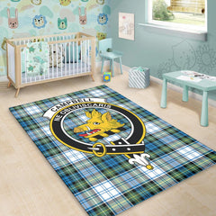 Campbell Dress Tartan Crest Area Rug