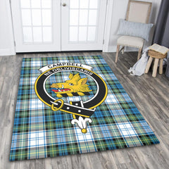 Campbell Dress Tartan Crest Area Rug