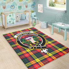 Buchanan Modern Tartan Crest Area Rug