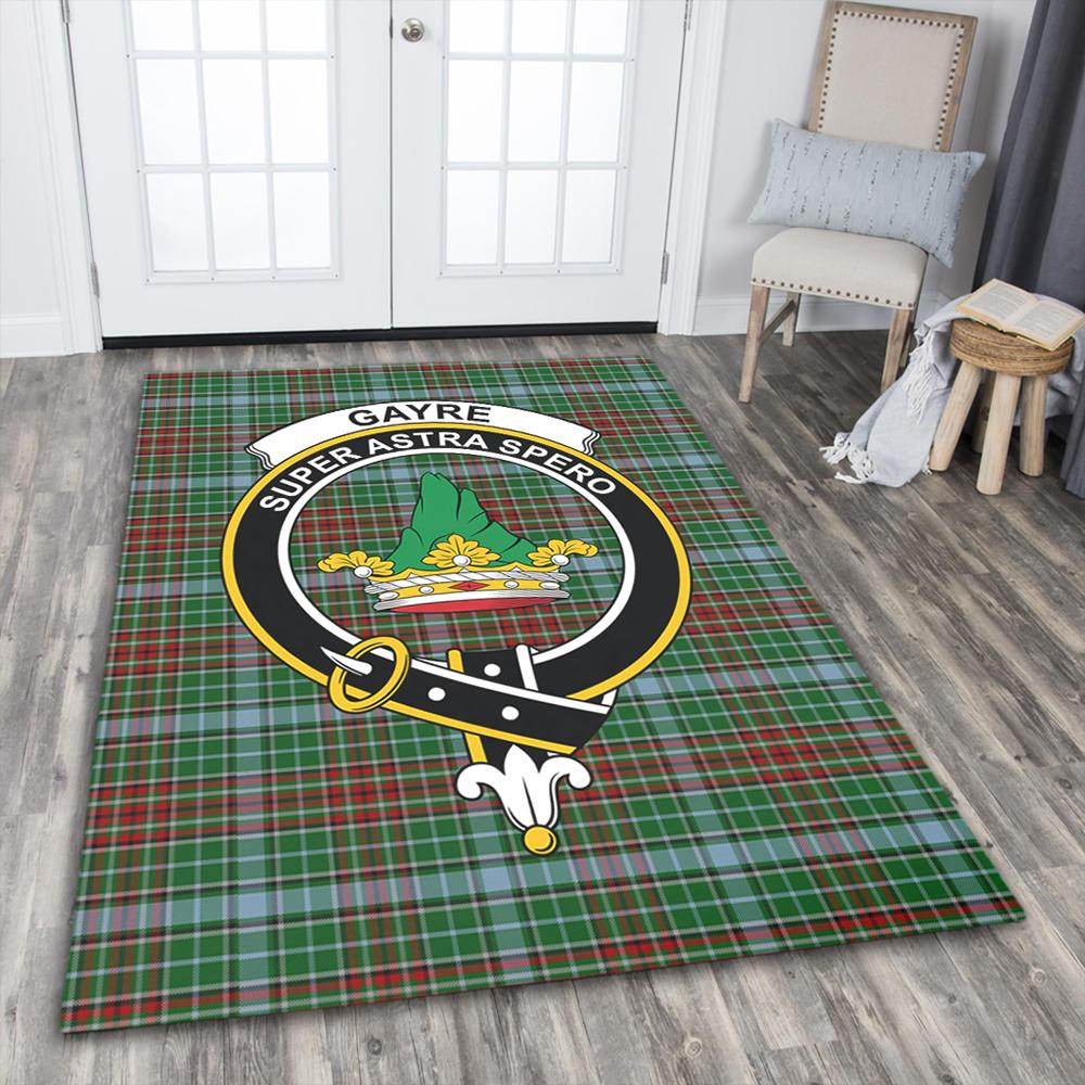 Gayre Tartan Crest Area Rug