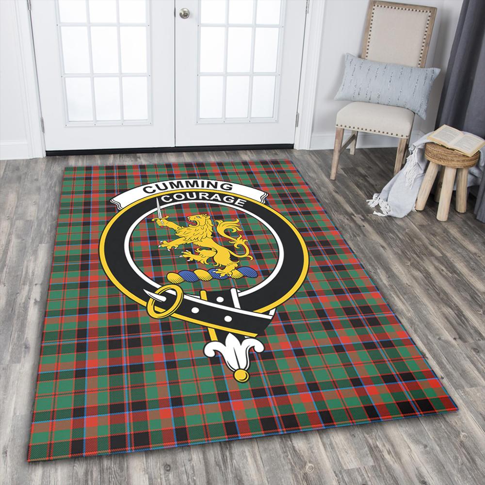 Cumming Hunting Ancient Tartan Crest Area Rug