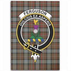 Fergusson Weathered Tartan Crest Area Rug