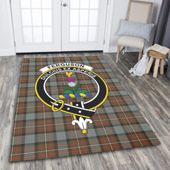 Fergusson Weathered Tartan Crest Area Rug