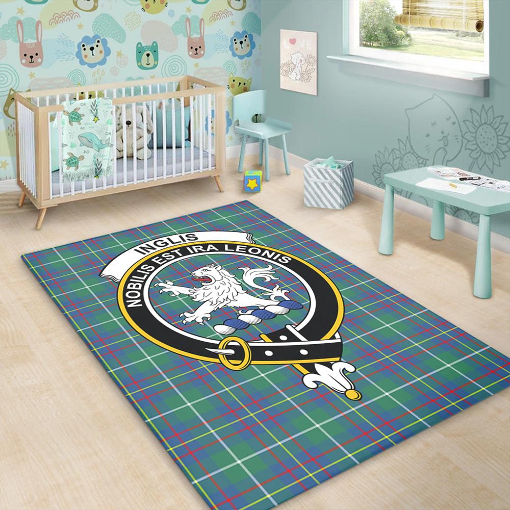 Inglis Ancient Tartan Crest Area Rug
