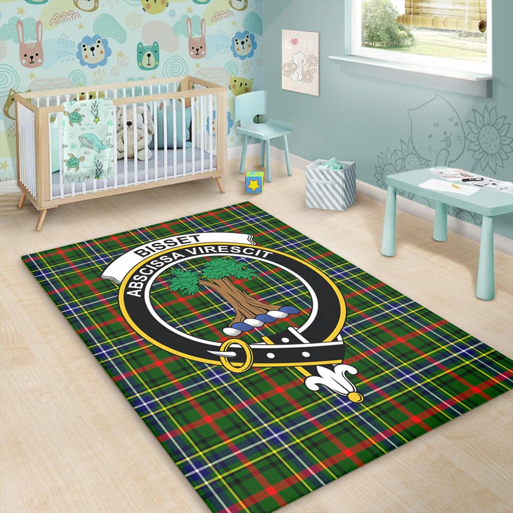 Bisset Tartan Crest Area Rug