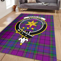 Wardlaw Modern Tartan Crest Area Rug