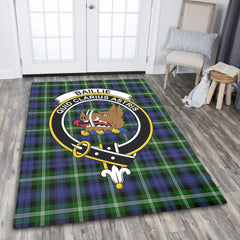 Baillie Modern Tartan Crest Area Rug