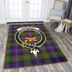 Cameron of Erracht Modern Tartan Crest Area Rug