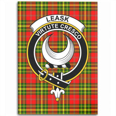 Leask Tartan Crest Area Rug