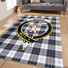 MacRae Dress Modern Tartan Crest Area Rug