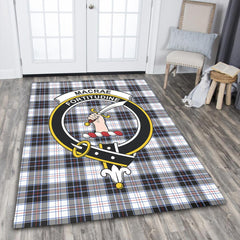 MacRae Dress Modern Tartan Crest Area Rug
