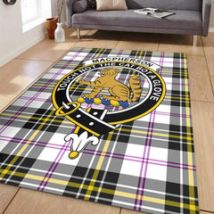 MacPherson Dress Modern Tartan Crest Area Rug