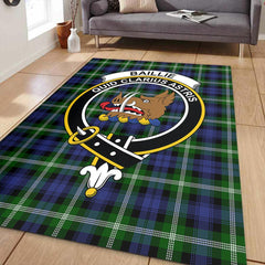 Baillie Modern Tartan Crest Area Rug