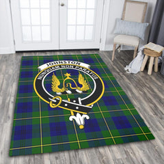 Johnston Modern Tartan Crest Area Rug
