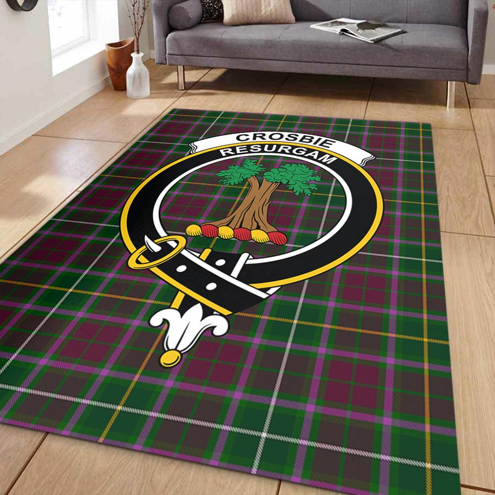 Crosbie Tartan Crest Area Rug