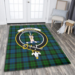 MacKay Modern Tartan Crest Area Rug