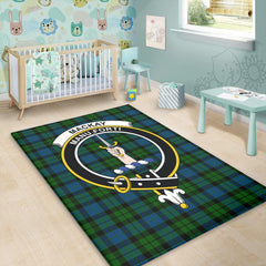 MacKay Modern Tartan Crest Area Rug