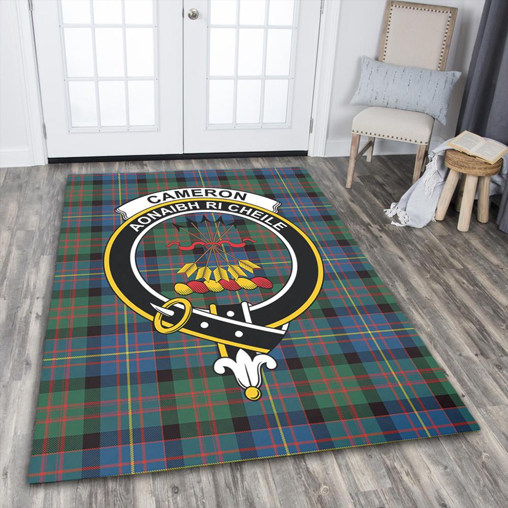 Cameron of Erracht Ancient Tartan Crest Area Rug