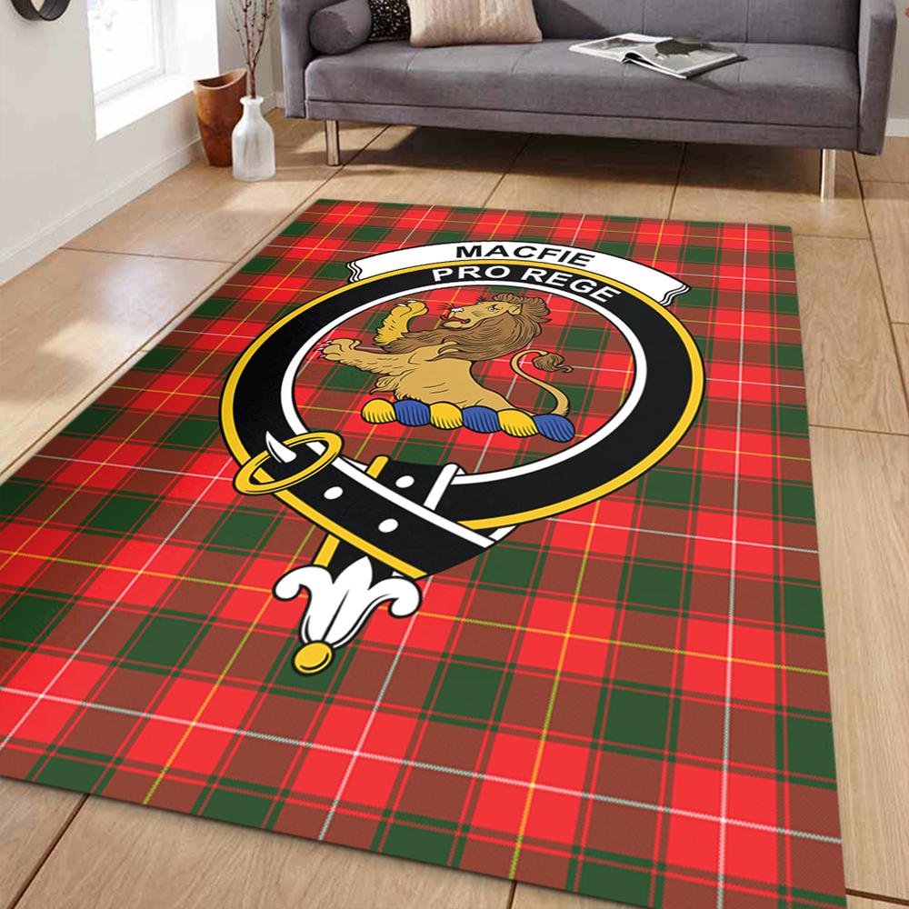 MacFie Tartan Crest Area Rug