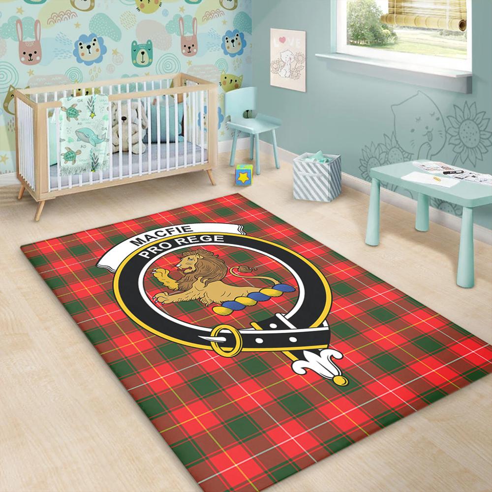 MacFie Tartan Crest Area Rug