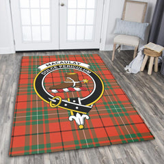 MacAulay Ancient Tartan Crest Area Rug