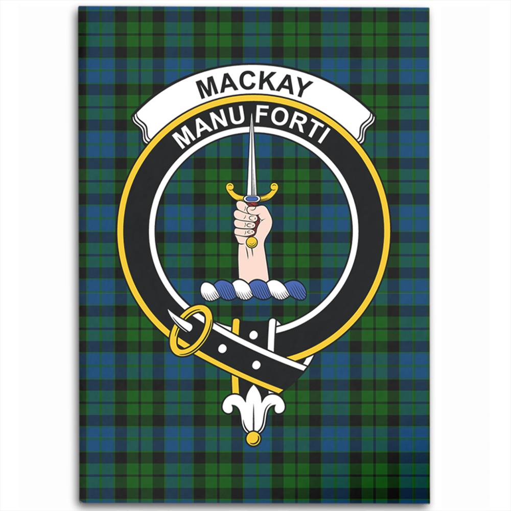 MacKay Modern Tartan Crest Area Rug