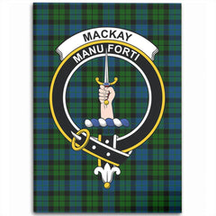 MacKay Modern Tartan Crest Area Rug