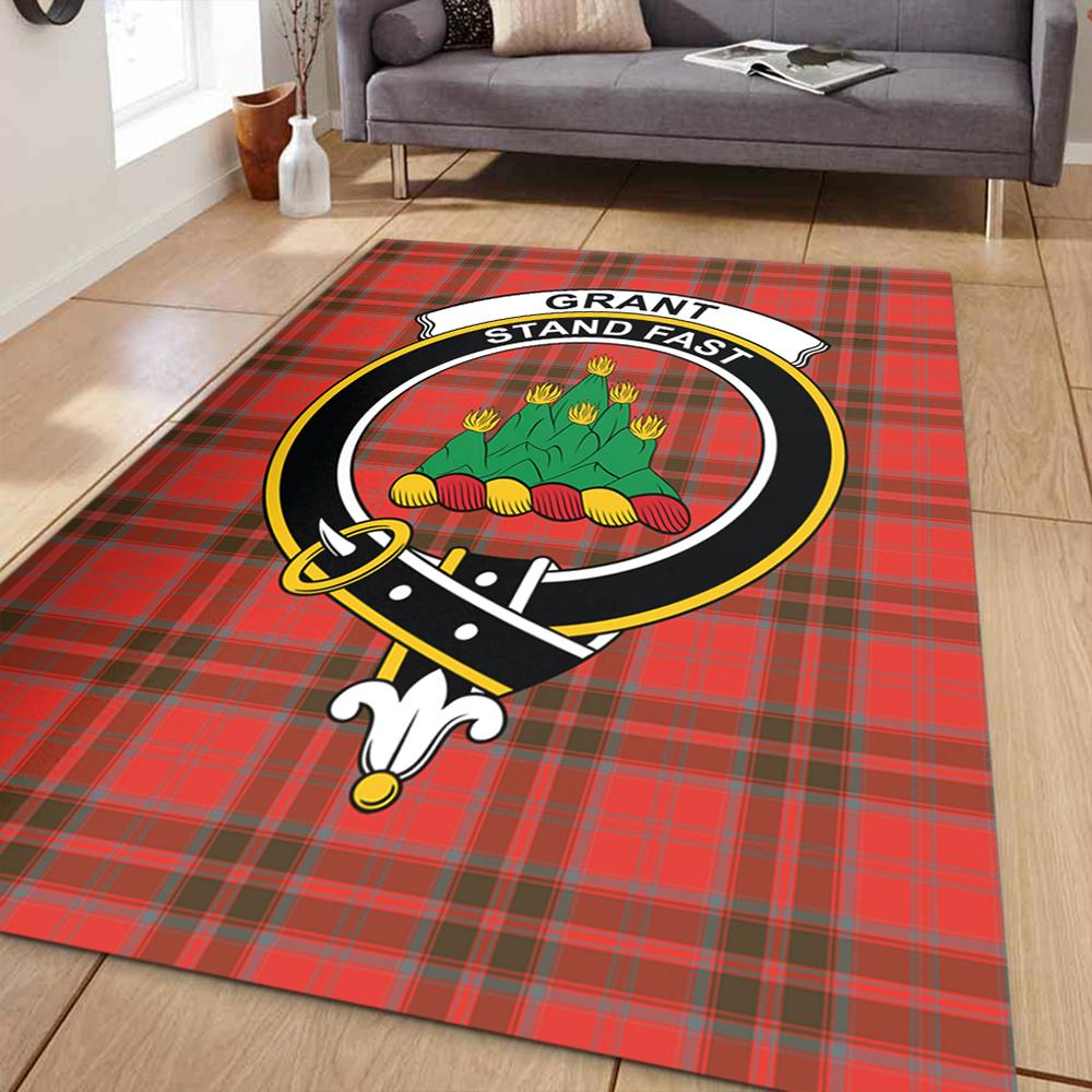 Grant Weathered Tartan Crest Area Rug