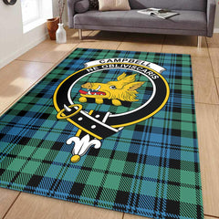 Campbell Ancient 01 Tartan Crest Area Rug