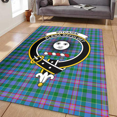 Pitcairn Hunting Tartan Crest Area Rug