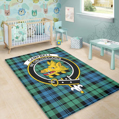 Campbell Ancient 01 Tartan Crest Area Rug