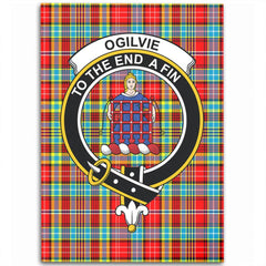 Ogilvie Hunting Ancient Tartan Crest Area Rug