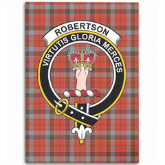 Robertson Weathered Tartan Crest Area Rug