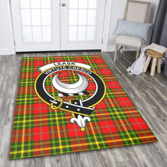Leask Tartan Crest Area Rug
