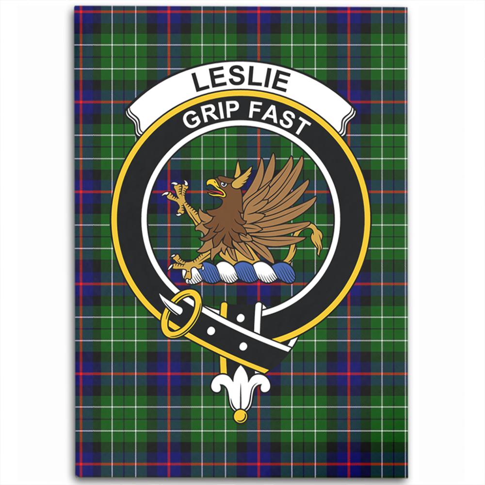 Leslie Hunting Ancient Tartan Crest Area Rug