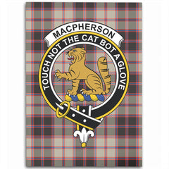 MacPherson Hunting Ancient Tartan Crest Area Rug