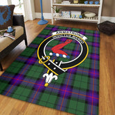 Armstrong Modern Tartan Crest Area Rug