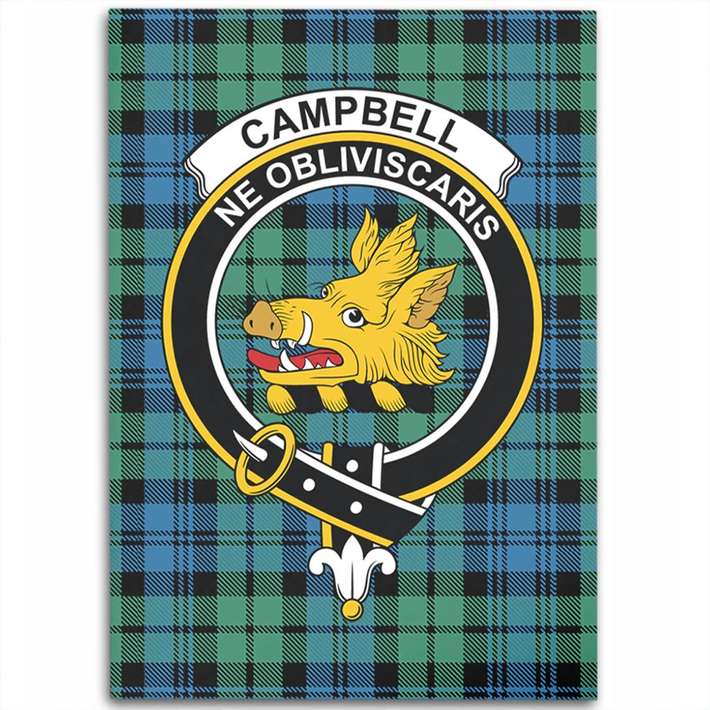 Campbell Ancient 01 Tartan Crest Area Rug