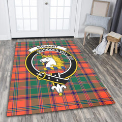 Stewart of Appin Ancient Tartan Crest Area Rug