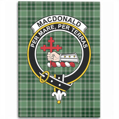 MacDonald Lord of the Isles Hunting Tartan Crest Area Rug