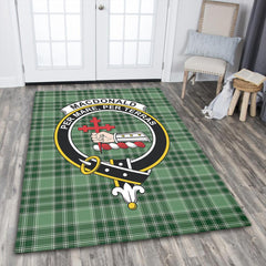 MacDonald Lord of the Isles Hunting Tartan Crest Area Rug