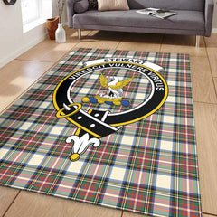 Stewart Dress Ancient Tartan Crest Area Rug