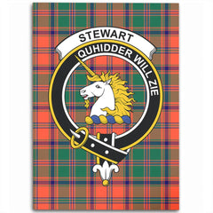 Stewart of Appin Ancient Tartan Crest Area Rug