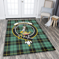 Wallace Hunting Ancient Tartan Crest Area Rug