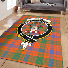 Ross Ancient Tartan Crest Area Rug